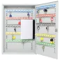 Preview: Stahl-Schlüsselschrank S 100 ROTTNER eintürig für 100 Schlüssel mit Zylinderschloss