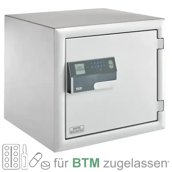 BTM Tresor für Betäubungsmittel MTD Diplomat 750 E FP BURG-WÄCHTER nach EN 1143-1 mit Elektronikschloss mit Fingerscan