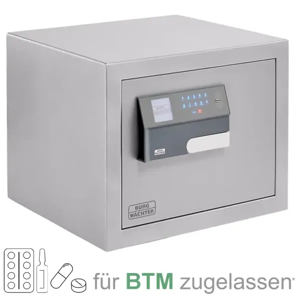 BTM Tresor für Betäubungsmittel MT Karat 640 E FP BURG-WÄCHTER nach EN 1143-1 mit Elektronikschloss mit Fingerscan