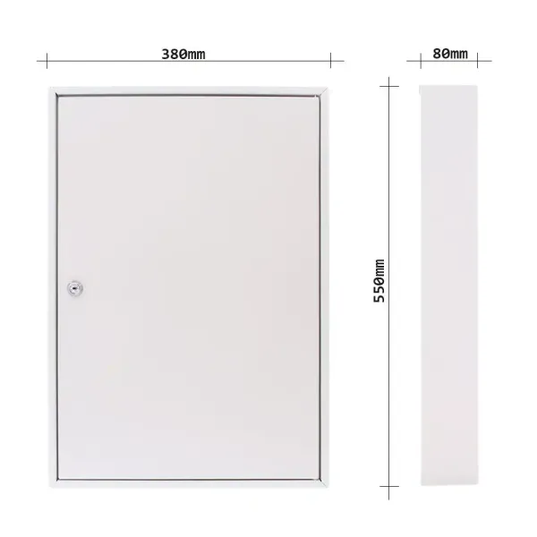 Stahl-Schlüsselschrank S 50 ROTTNER eintürig für 50 Schlüssel mit Zylinderschloss